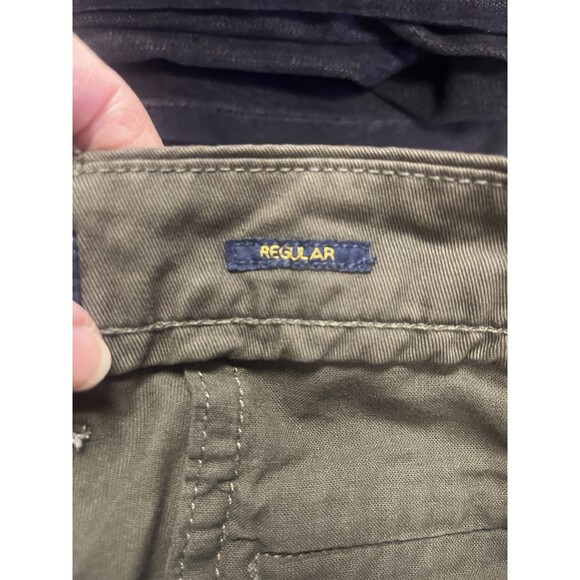 Piombo Italian Cotton Pleated Front Pants Men's 33 Classic Brown Chino Trouser - Picture 6 of 11